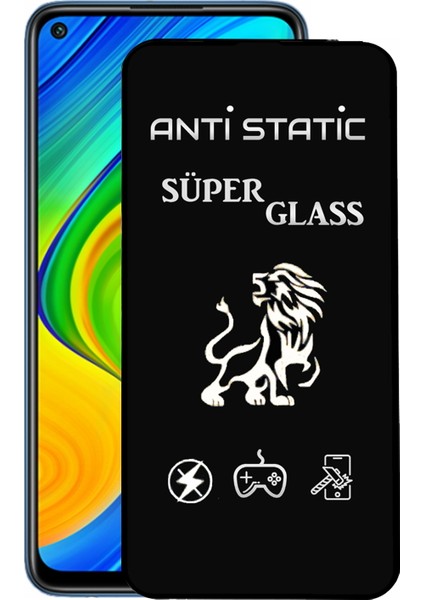 Xiaomi Redmi Note 9 Tam Kaplayan Anti Statik Dayanıklı Süper Cam Ekran Koruyucu