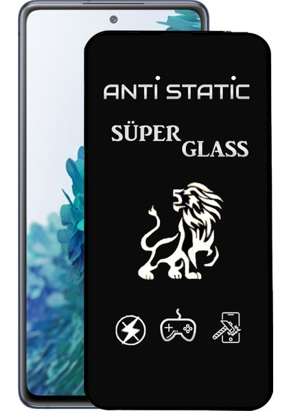 Case World Samsung Galaxy S20 Fe Tam Kaplayan Anti Statik Dayanıklı Süper Cam Ekran Koruyucu