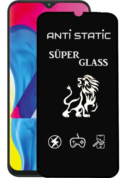 Case World Samsung Galaxy M10 Tam Kaplayan Anti Statik Dayanıklı Süper Cam Ekran Koruyucu