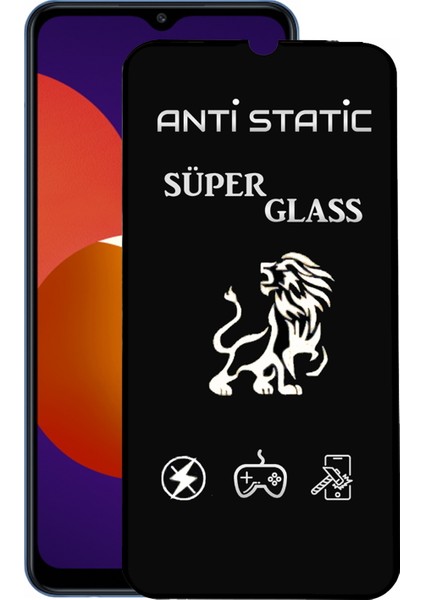 Case World Samsung Galaxy M12 Tam Kaplayan Anti Statik Dayanıklı Süper Cam Ekran Koruyucu