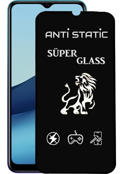 Vivo Y20 Tam Kaplayan Anti Statik Dayanıklı Süper Cam Ekran Koruyucu