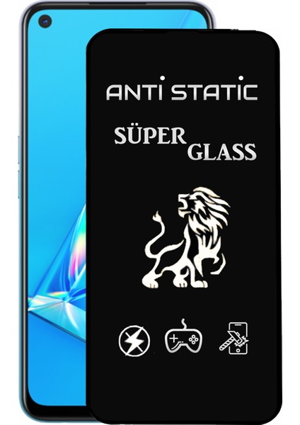 Case World Oppo A52 Tam Kaplayan Anti Statik Dayanıklı Süper Cam Ekran Koruyucu