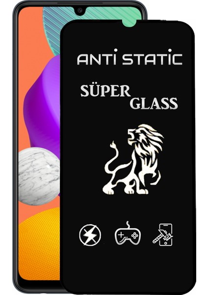 Samsung Galaxy M23 Tam Kaplayan Anti Statik Dayanıklı Süper Cam Ekran Koruyucu
