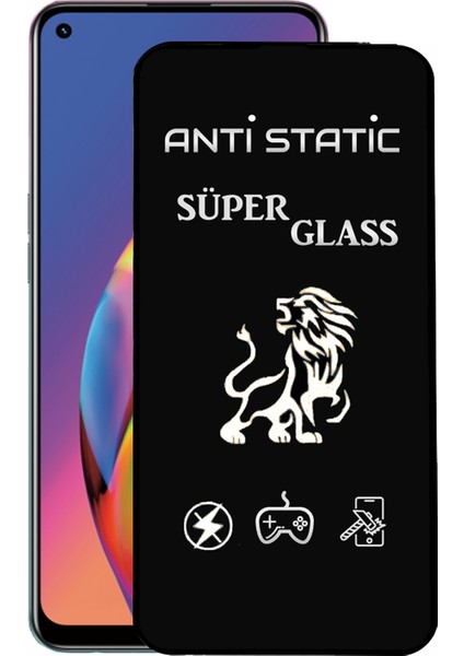 Oppo Reno 5 Lite Tam Kaplayan Anti Statik Dayanıklı Süper Cam Ekran Koruyucu