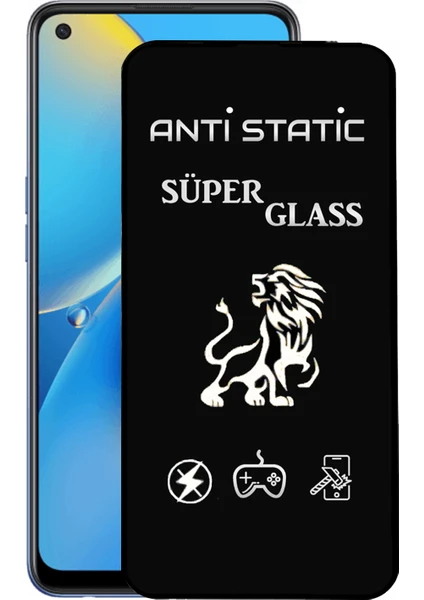 Case World Oppo A74 Tam Kaplayan Anti Statik Dayanıklı Süper Cam Ekran Koruyucu