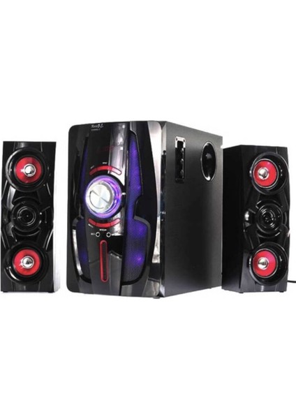 Ultratekno M-M560GC 6,5" Subwoofer 3"x2 Süper Bass USB Sd Kart Bluetooth Hoparlör 60 Watt 2+1 Ses Sistemi