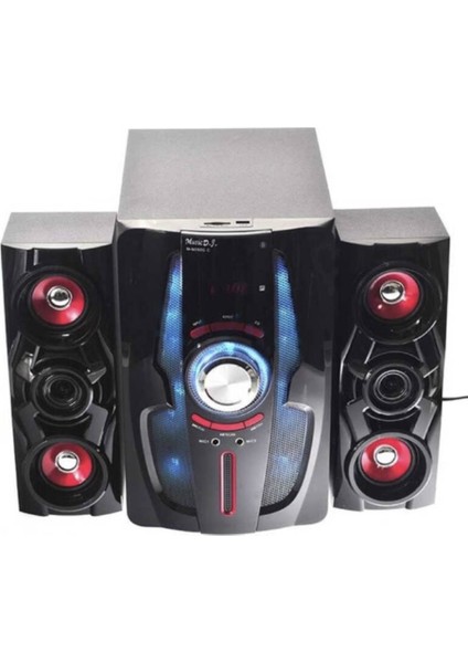 Ultratekno M-M560GC 6,5" Subwoofer 3"x2 Süper Bass USB Sd Kart Bluetooth Hoparlör 60 Watt 2+1 Ses Sistemi