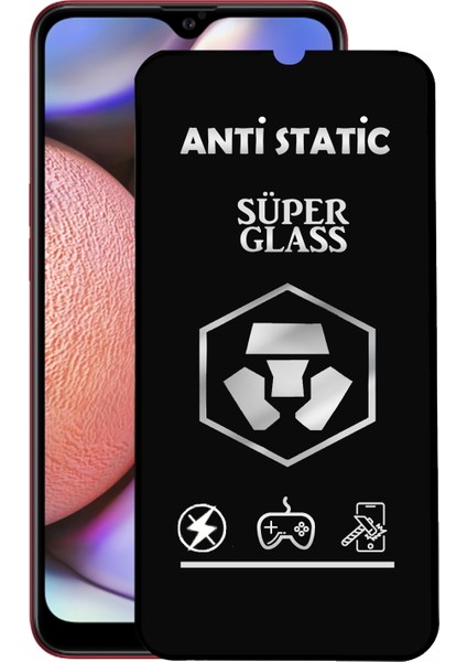 Samsung Galaxy A10S Tam Kaplayan Anti Statik Dayanıklı Süper Cam Ekran Koruyucu