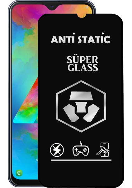 Caseart Samsung Galaxy M20 Tam Kaplayan Anti Statik Dayanıklı Süper Cam Ekran Koruyucu