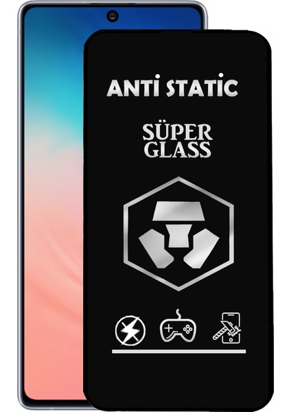 Caseart Samsung Galaxy S 10 Lite Tam Kaplayan Anti Statik Dayanıklı Süper Cam Ekran Koruyucu