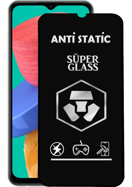 Caseart Samsung Galaxy M33 Tam Kaplayan Anti Statik Dayanıklı Süper Cam Ekran Koruyucu