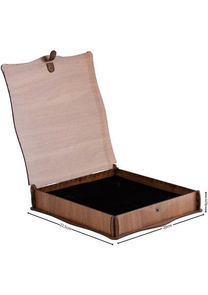 Üç Katlı Kolye Altın, Gümüş Kaplama, Ahşap Kutu İçerisinde fırsatları