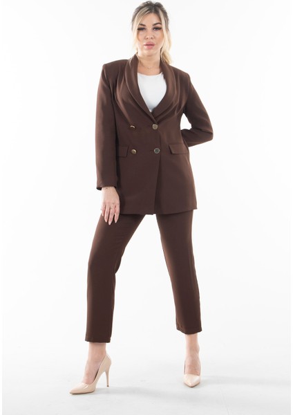 Kahve Blazer Ceket Pantolon Ikili Takım 0106305.05 fiyatları