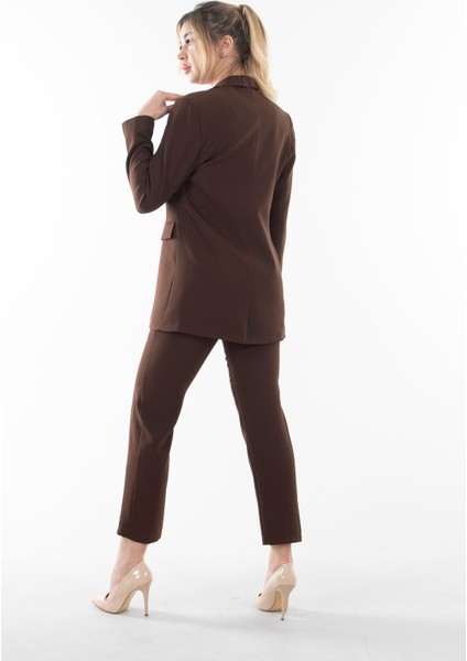 Kahve Blazer Ceket Pantolon Ikili Takım 0106305.05 indirimleri