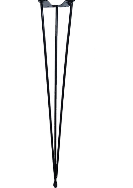 Firkete Tel Sehpa Ayağı Tekli 46 cm