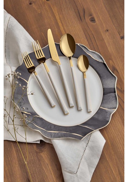 N3266 Lilyum Gold 30 Parça Çkb Seti