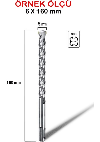 Sds Plus Beton Duvar Matkap Ucu 7 x 160 mm fiyatları
