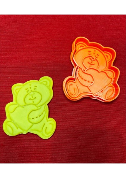 Sevimli Ayı Kurabiye Kalıbı ve Hamur Şekillendirici