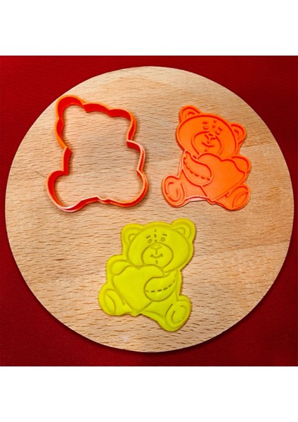 Sevimli Ayı Kurabiye Kalıbı ve Hamur Şekillendirici modelleri