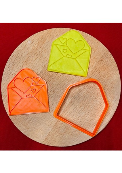 Sevgililer Günü Kalpli Zarf Kurabiye Kalıbı fırsatları