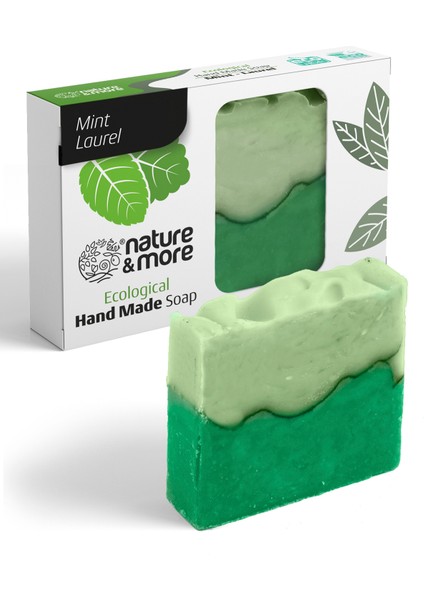 Nature More Ekolojik Doğal El Yapımı Sabun - Defne Yağı , Nane 100 gr
