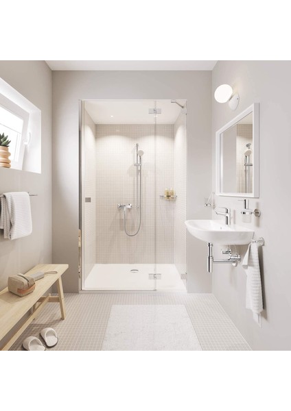Tel Sabunluk Köşe 233x303x50 mm Baucosmo. Krom - 40663001