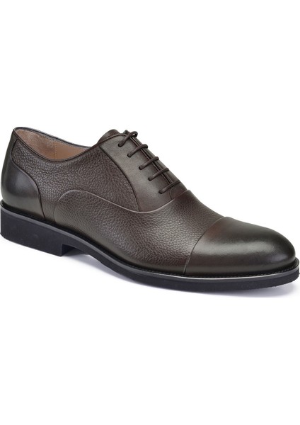Hakiki Deri Kahverengi Günlük Bağcıklı Erkek Ayakkabı -11331- fiyatları