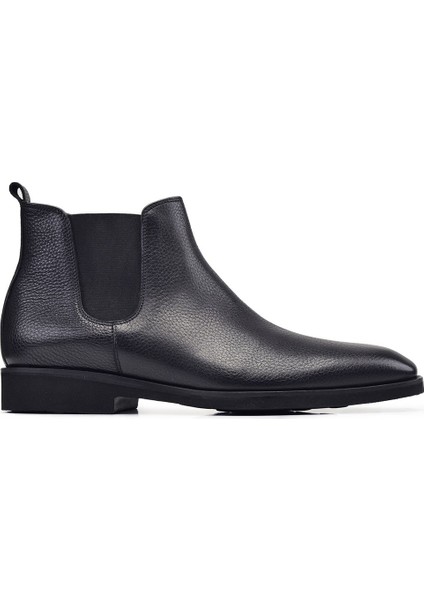 Siyah Klasik Chelsea Erkek Bot -80101-