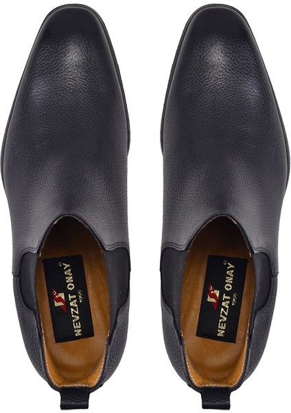 Siyah Klasik Chelsea Erkek Bot -80101- modelleri