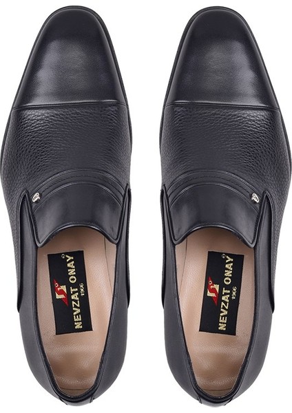 Siyah Bağcıksız Termo Erkek Ayakkabı -69231- modelleri