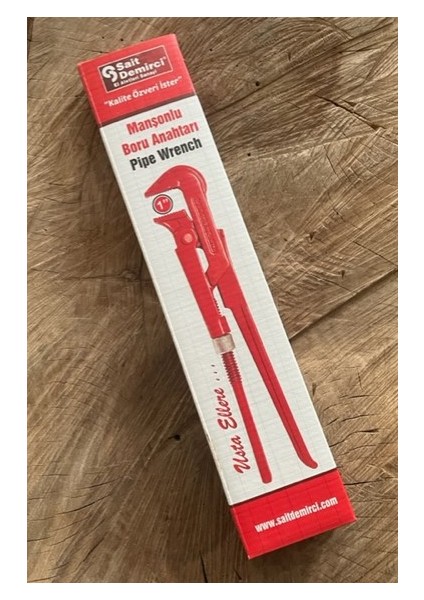 Sait Demirci Boru Anahtarı 1 Parmak Boru Anahtar 1'lik