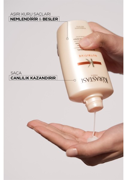 Nemlendirici Şampuan - Nutritive Bain Magistral 250 ml 3474636382408