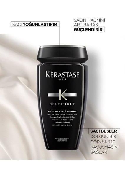 Densifique Bain Densifique Homme Erkekler Için Yoğunluk Kazandıran Şampuan 250ml