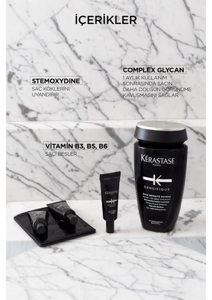 Densifique Bain Densifique Homme Erkekler Için Yoğunluk Kazandıran Şampuan 250ml
