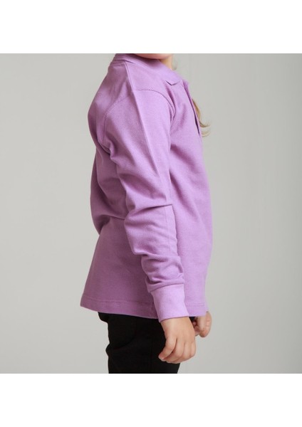 Unisex Penye Polo Yaka Okul Tişörtü