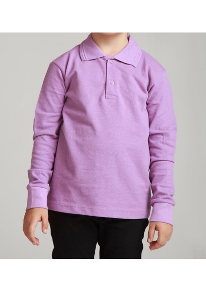 Unisex Penye Polo Yaka Okul Tişörtü fiyatları