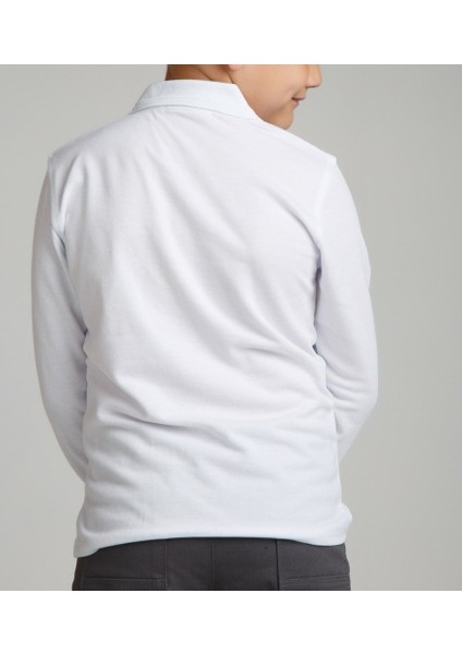 Unisex Penye Polo Yaka Okul Tişörtü modelleri