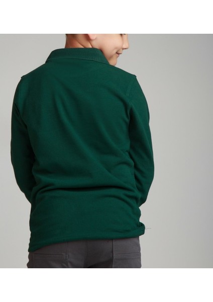 Unisex Penye Polo Yaka Okul Tişörtü fiyatları