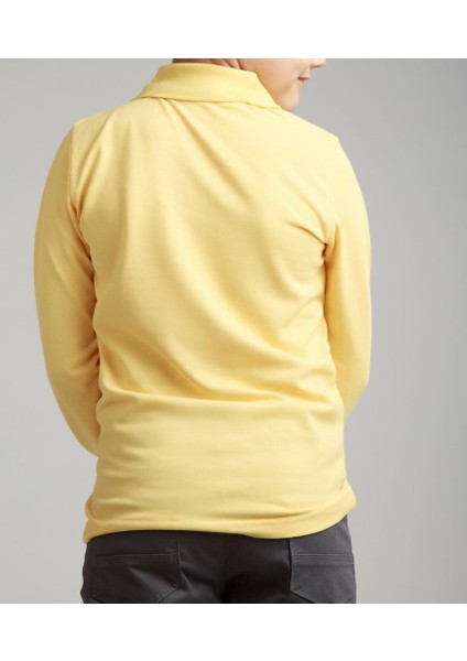 Unisex Penye Polo Yaka Okul Tişörtü fiyatları