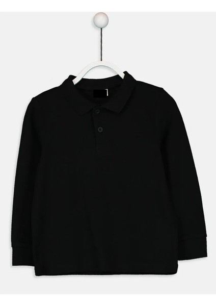 Unisex Penye Polo Yaka Okul Tişörtü