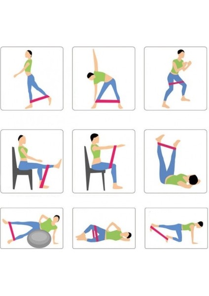 Spor Direnç Lastiği 5 Kademeli fırsatları