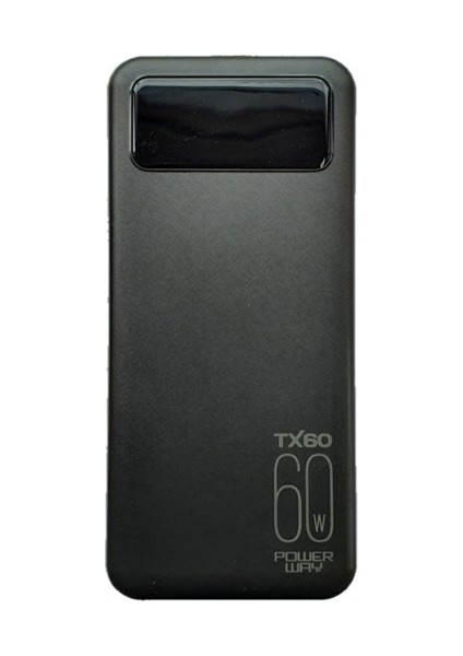 TX60 60000 Mah Powerbank Dijital Göstergeli