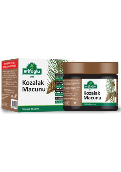 Kozalak Macunu 300G Ekstreler ile Üretilmiştir