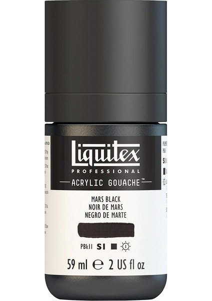 Professional Akrilik Guaj Boya 59ML Mars Black 276 S1