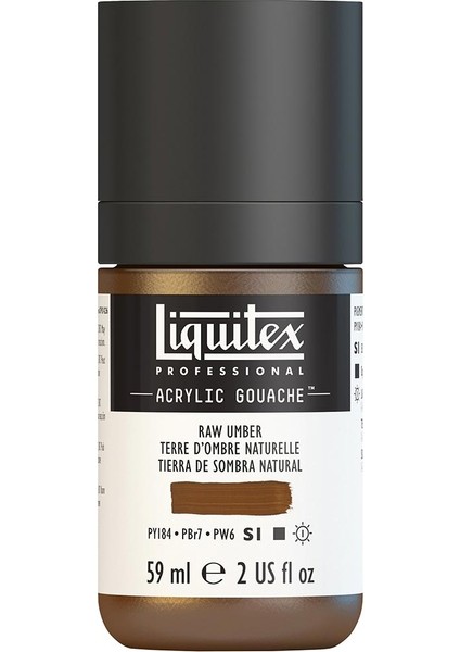 Professional Akrilik Guaj Boya 59ML Raw Umber 331 S1
