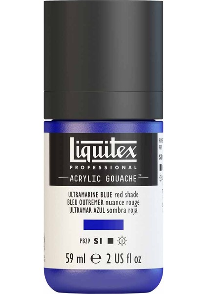 Professional Akrilik Guaj Boya 59ML Ultramarine Blue Red Shade 382 S1 modelleri