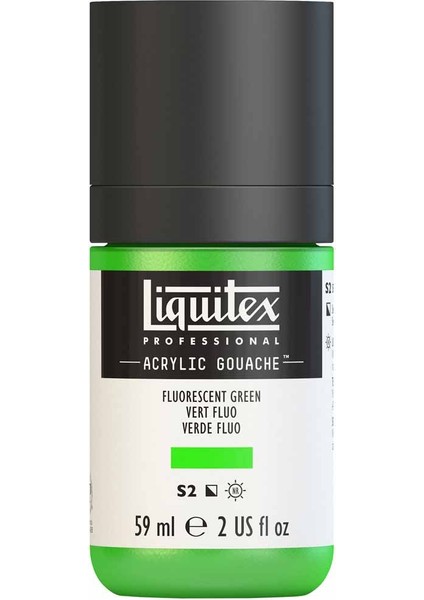 Professional Akrilik Guaj Boya 59ML Fluorescent Green 985 S2 modelleri