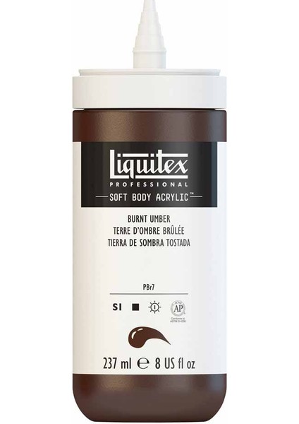 Professional Soft Body Akrilik Boya 237ML Burnt Umber 128 S1 fırsatları