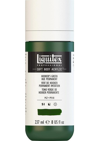 Professional Soft Body Akrilik Boya 237ML Hooker’s Green Hue Permanent 224 S1