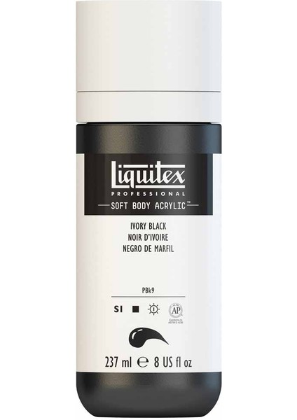 Professional Soft Body Akrilik Boya 237ML Ivory Black 244 S1 modelleri